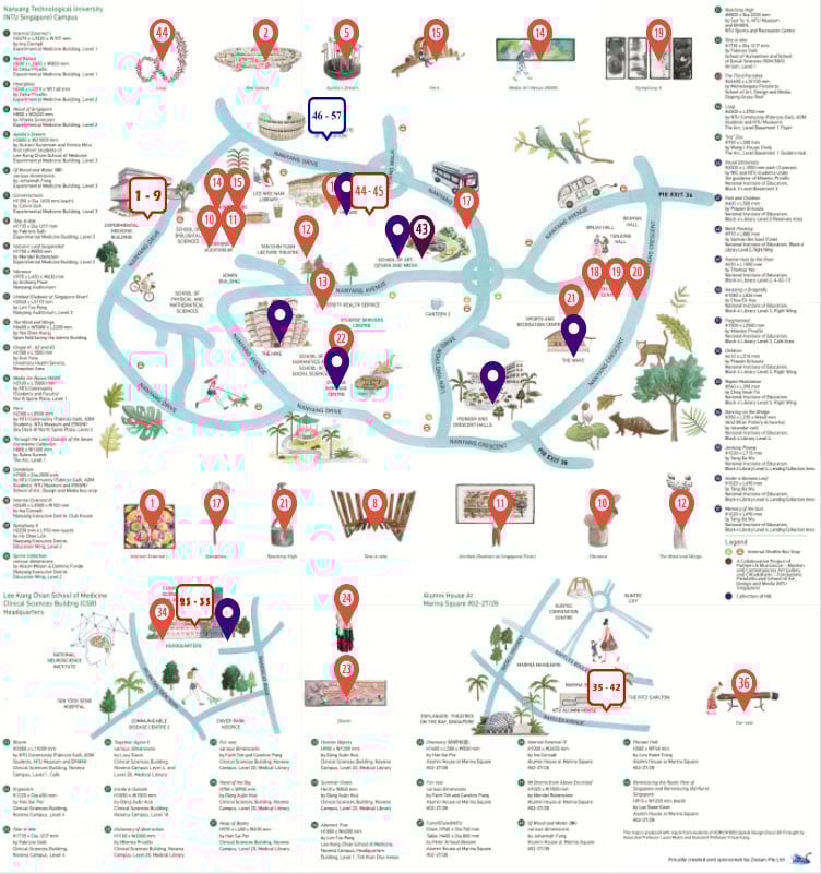 Campus Art Trail virtual map thumbnail